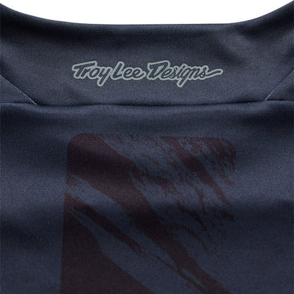 Maillot TROY LEE DESIGNS SKYLINE CHILL Manches Longues Bleu