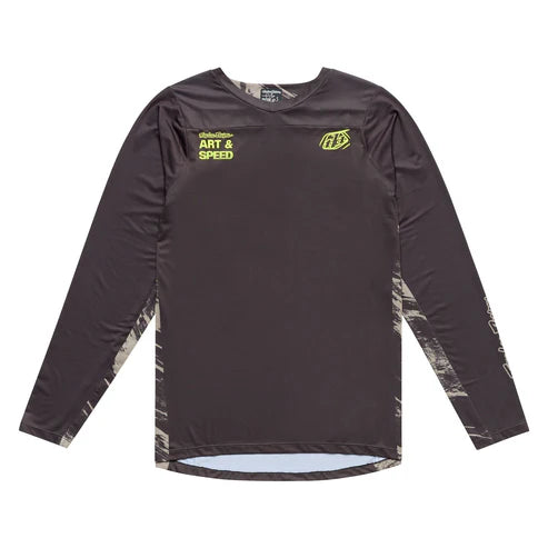 Maillot TROY LEE DESIGNS SKYLINE Manches Longues Gris/Noir