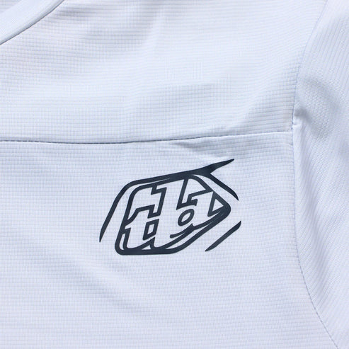 Maillot TROY LEE DESIGNS SKYLINE Manches Longues Blanc/Rouge