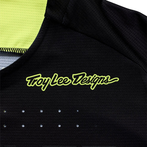 Maillot TROY LEE DESIGNS SPRINT Manches Longues Noir/Jaune
