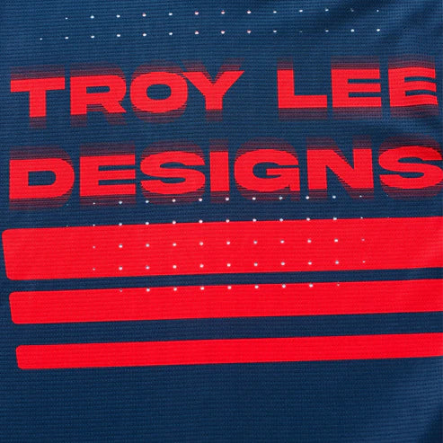 Maillot TROY LEE DESIGNS SPRINT Manches Longues Bleu/Rouge