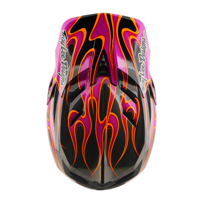 Casque VTT TROY LEE DESIGNS D4 CARBON MIPS Torched Carbon/Magenta