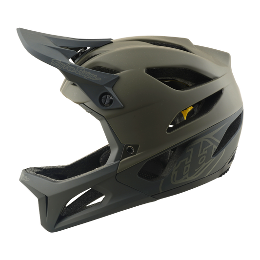 Casque VTT TROY LEE DESIGNS STAGE MIPS DRONE TARMAC Gris