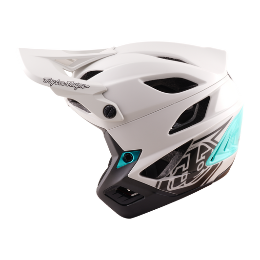 Casque VTT TROY LEE DESIGNS STAGE STUNT DRONE PUMICE Gris/Vert