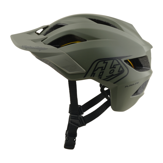 Casque VTT TROY LEE DESIGNS FLOWLINE POINT MIPS Junior Kaki