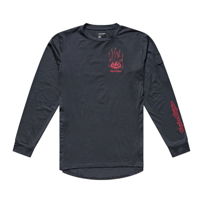 Maillot TROY LEE DESIGNS RUCKUS RIDE EMBER Manches Longues Carbon