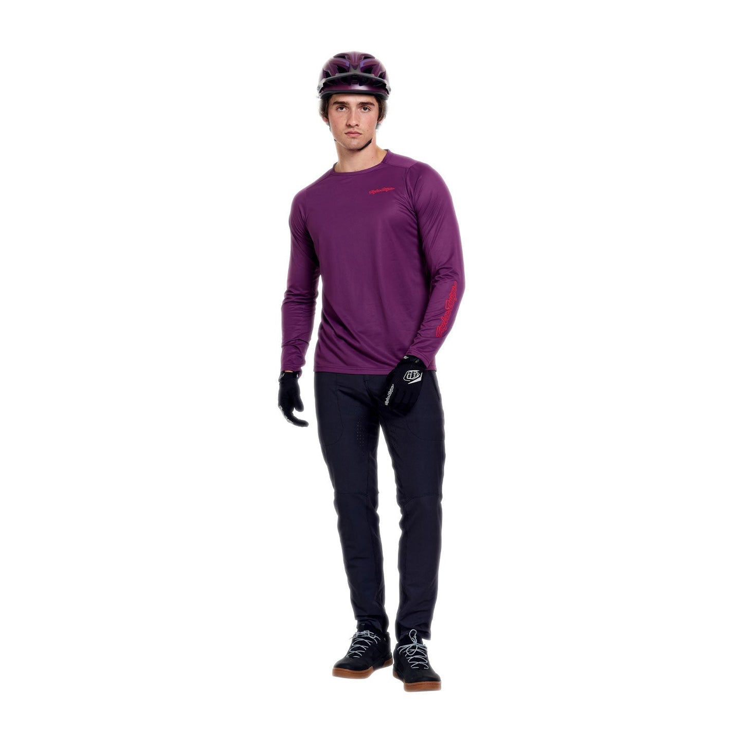 Maillot TROY LEE DESIGNS SKYLINE PRO MONO Manches Longues Sangria