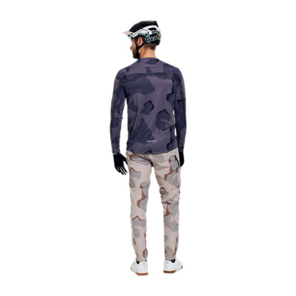 Maillot TROY LEE DESIGNS SKYLINE PRO FLOW CAMO Manches Longues Carbon