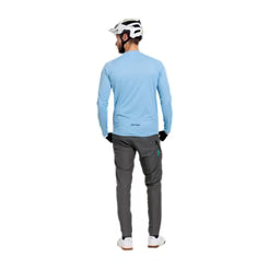 Maillot TROY LEE DESIGNS SKYLINE PRO MONO Manches Longues Bleu