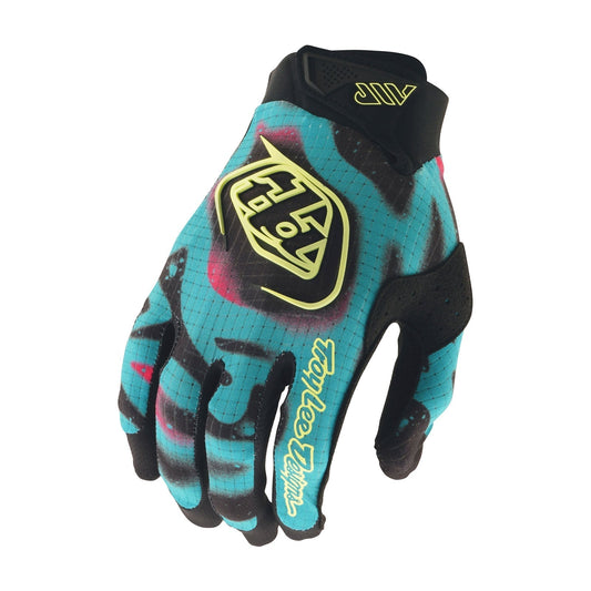 Gants TROY LEE DESIGNS AIR MEMBRANE Noir/Jaune