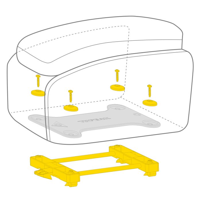 Sacoche de Porte-Bagage TOPEAK MTM TRUNKBAG DXP 19.4 L Noir