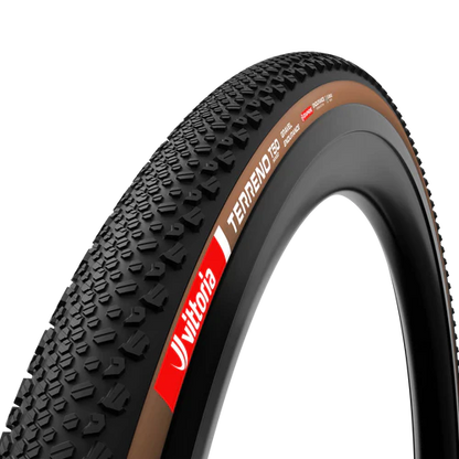 Pneu VITTORIA TERRENO T50 MIXED Gravel Endurance 700c Tubeless Ready Souple Marron