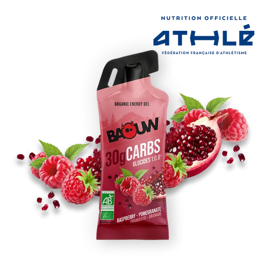 Gel Énergétique BAOUW Framboise/Grenade (44g)
