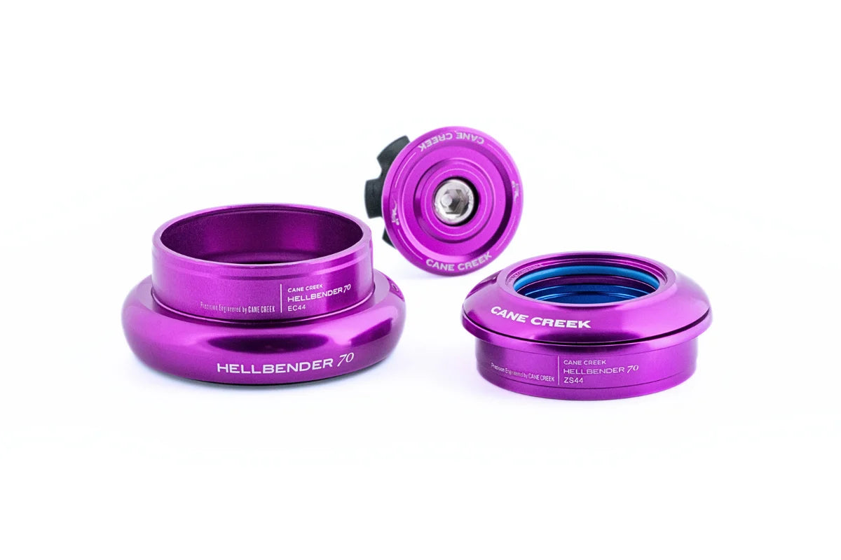 Jeu de Direction Semi-Intégré/Externe Conique CANE CREEK Hellbender 70 1"1/8-1.5" ZS44/EC44 Violet