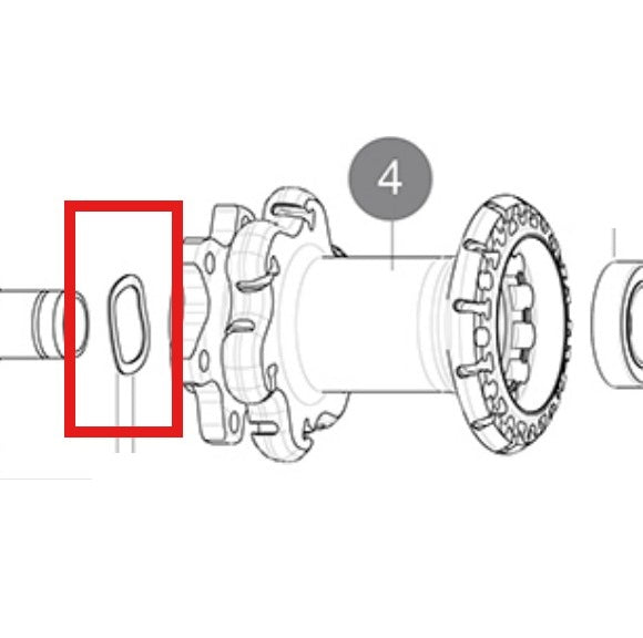 Kit 3 Rondelles Ondulées MAVIC pour Système ID360 sur Roulements 6903