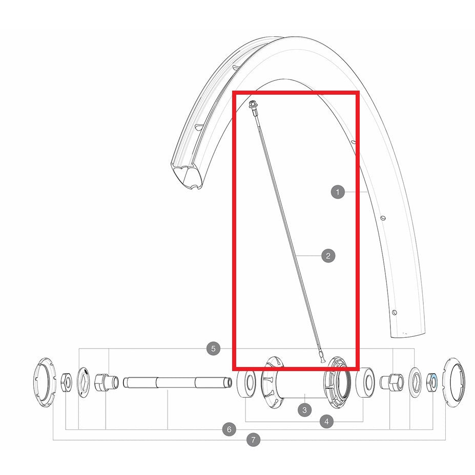 Kit 10 Rayons Av/Ar MAVIC COSMIC PRO CARBON UST 268mm