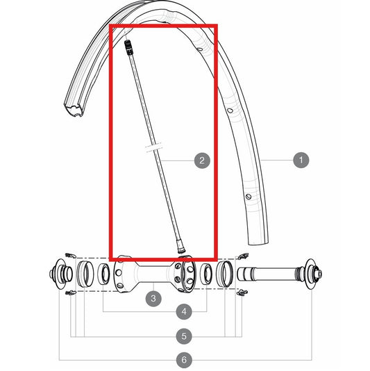 Kit 10 Rayons Av/Ar MAVIC R-SYS 282,7mm