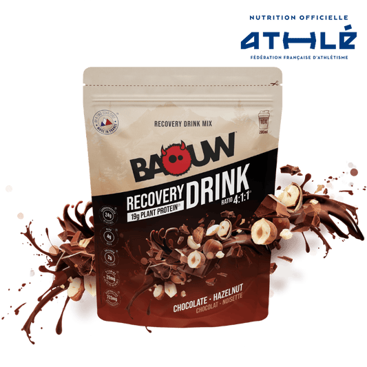 Boisson de Récupération BAOUW RECOVERY (500g) Chocolat Noisette