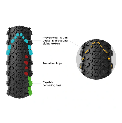 Pneu VITTORIA TERRENO T50 MIXED Gravel Endurance 700c Tubeless Ready Souple Noir