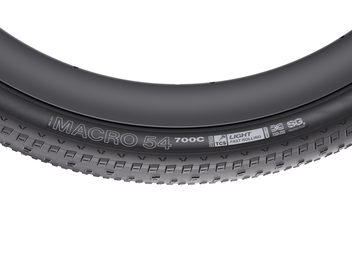 Pneu WTB MACRO 54 Noir - marquage de flanc