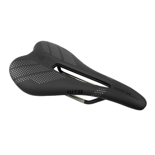 Selle WTB GRAVELIER Medium 140mm Rails Inox Noir