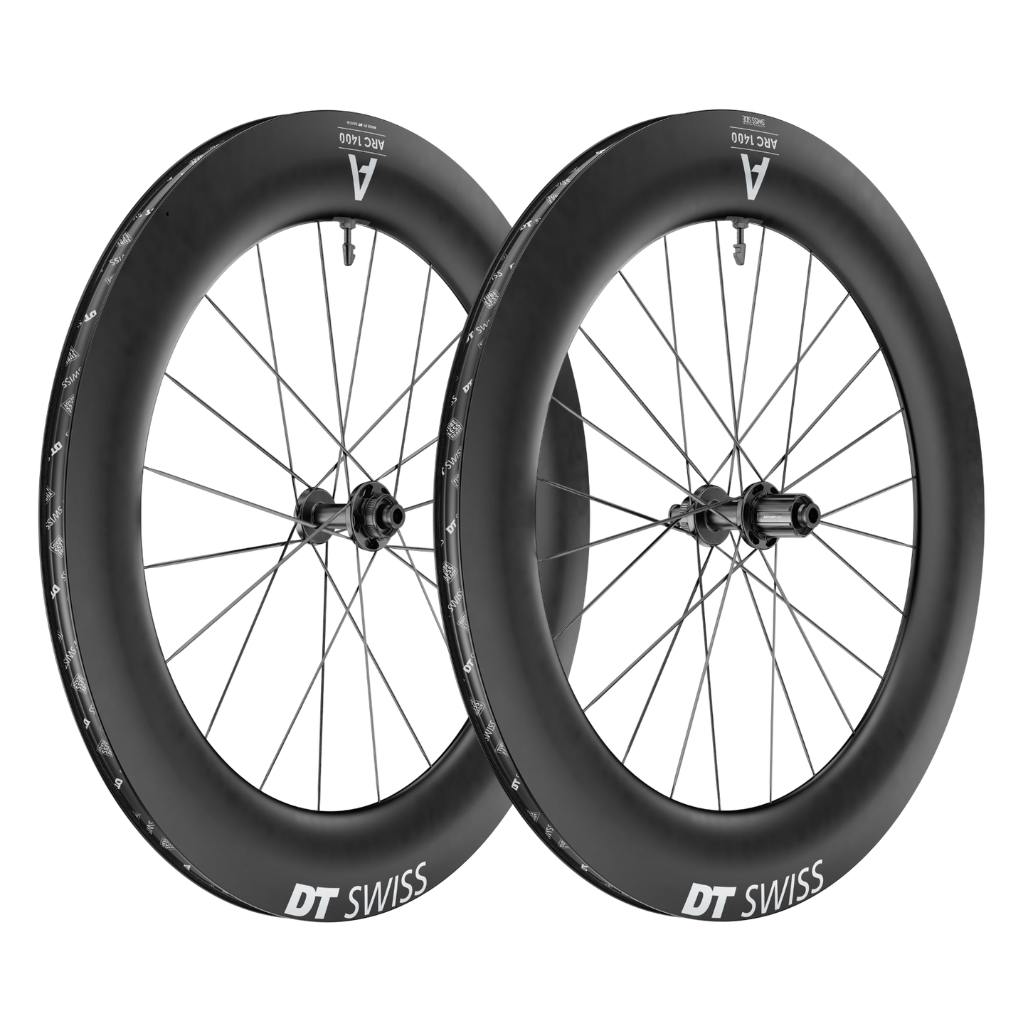 Paire de Roues DT SWISS ARC 1400 DICUT 85 Tubeless Ready (Center Lock)