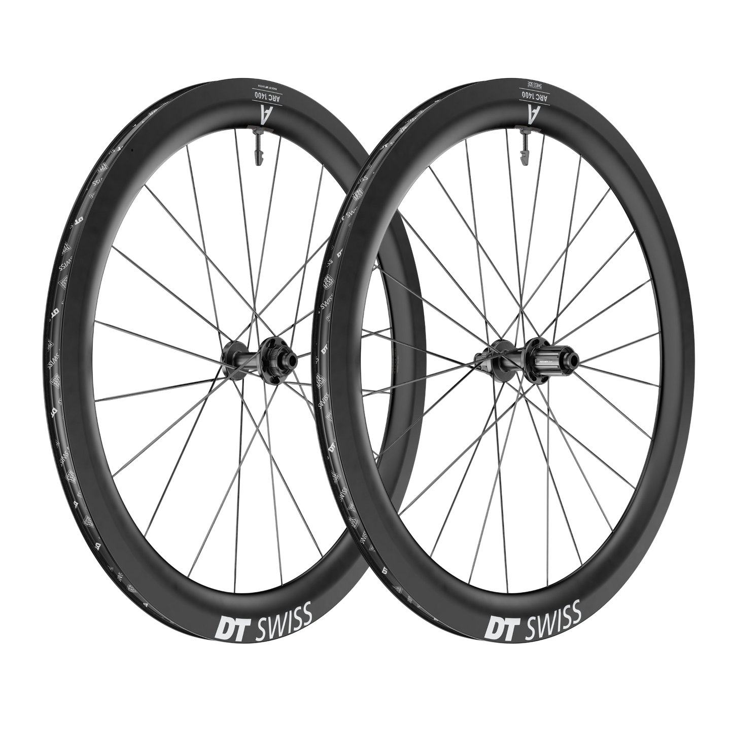 Paire de Roues DT SWISS ARC 1400 DICUT 55 Tubeless Ready (Center Lock)