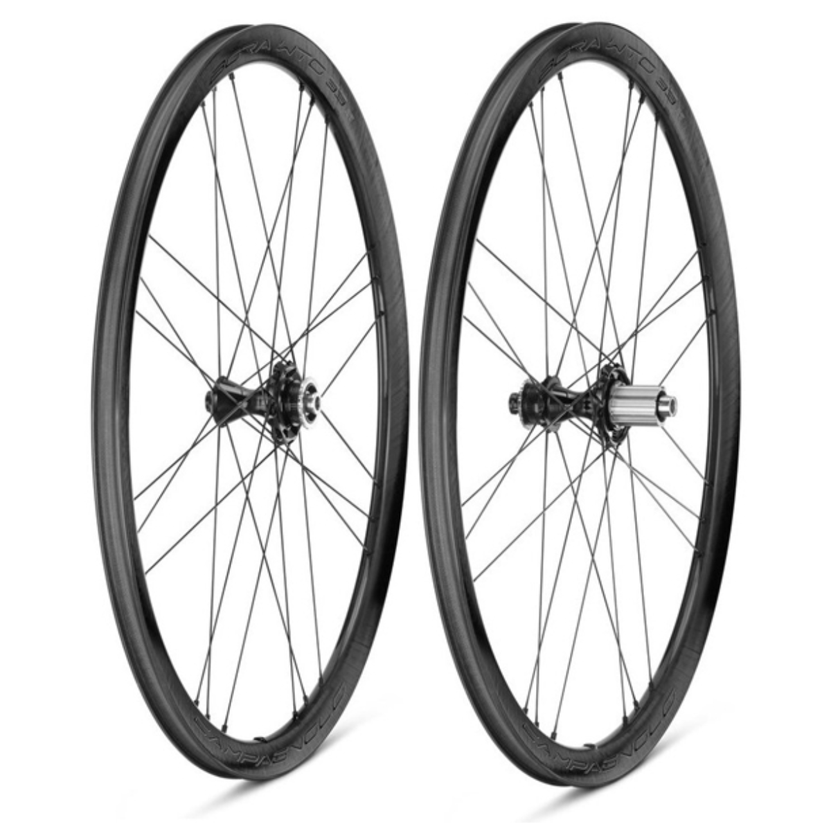 Paires de Roues CAMPAGNOLO BORA WTO 33 DISC à Pneus (Center Lock)