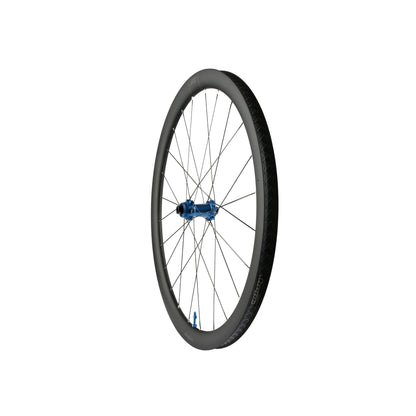 Roue avant HOPE RX40 700C carbone, moyeu Pro 5 Bleu