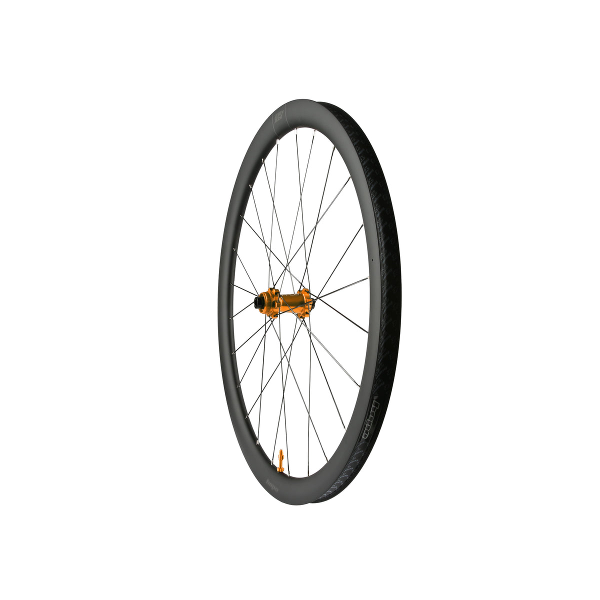 Roue avant HOPE RX40 700C carbone, moyeu Pro 5 Orange