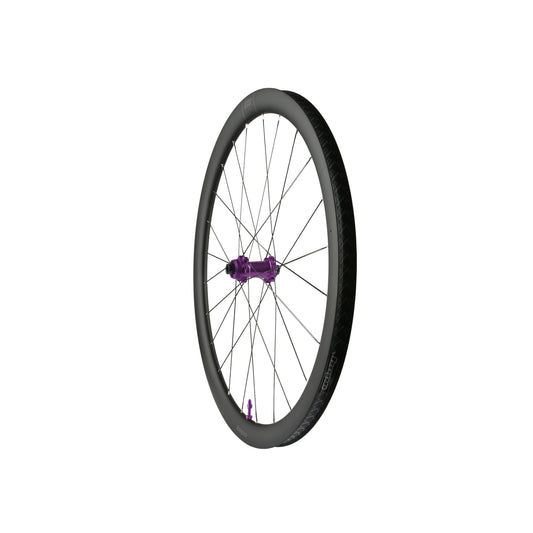 Roue avant HOPE RX40 700C carbone, moyeu Pro 5 Violet