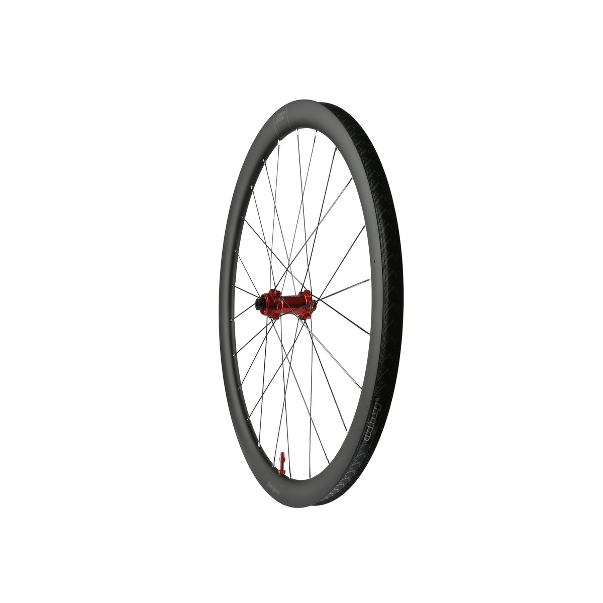 Roue avant HOPE RX40 700C carbone, moyeu Pro 5 Rouge