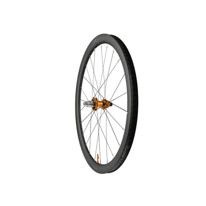 Roue arrière HOPE RX40 700C carbone, moyeu Pro 5 Orange