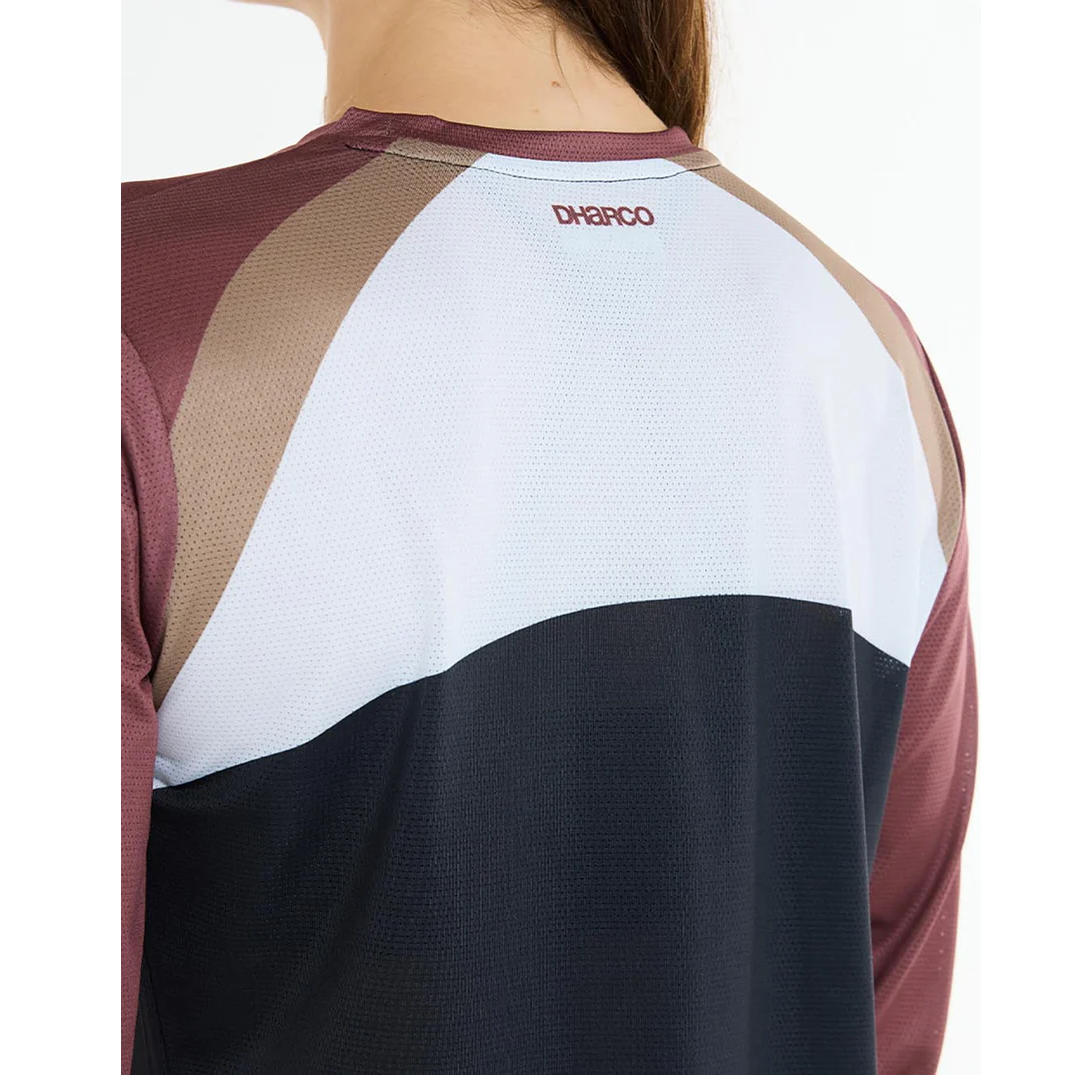 Maillot DHARCO RACE LOTUS Manches Longues Femme Noir/Bronze