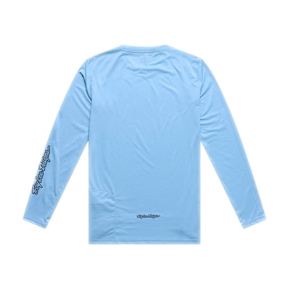 Maillot TROY LEE DESIGNS LILIUM PRO Femme Manches Longues Bleu