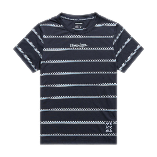 Maillot TROY LEE DESIGNS LILIUM RIDE CHECKED OUT Femme Manches Courtes Carbon