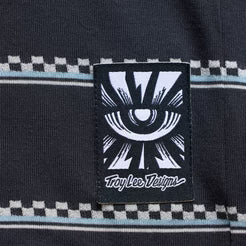 Maillot TROY LEE DESIGNS LILIUM RIDE CHECKED OUT Femme Manches Courtes Carbon