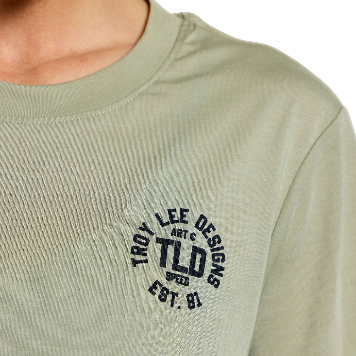 Maillot TROY LEE DESIGNS LILIUM RIDE STAMPS Femme Manches Courtes Sage