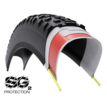 Pneu WTB VULPINE TCS LIGHT FAST ROLLING DUAL DNA SG2 120tpi 700x36c Tubeless Ready Noir