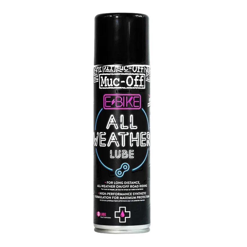Lubrifiant Toutes Conditions pour Chaîne MUC-OFF ALL WEATHER LUBE E-BIKE (250 ml)