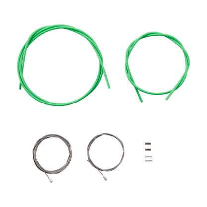 Kit de Câbles et Gaines de Frein SHIMANO PTFE Vert