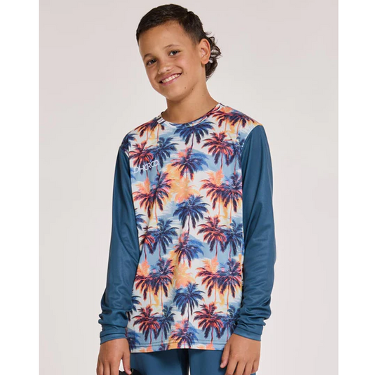 Maillot DHARCO GRAVITY VENICE BEACH Manches Longues Junior Bleu