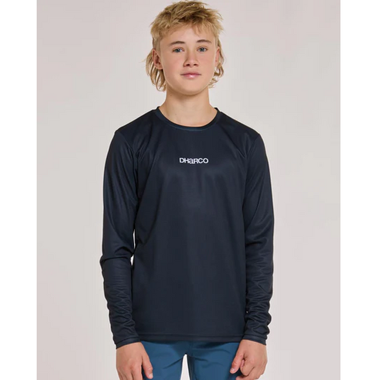 Maillot DHARCO GRAVITY THE DARKNESS Manches Longues Junior Noir