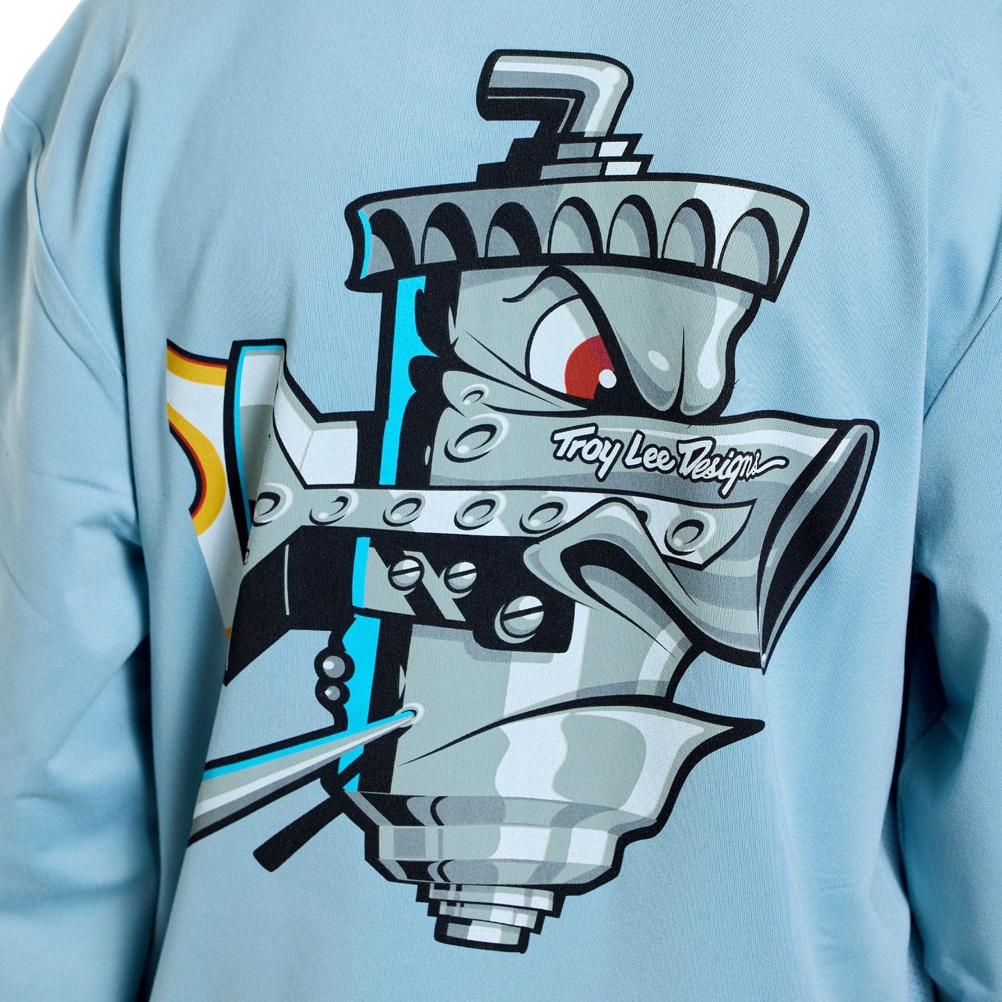 Maillot TROY LEE DESIGNS RUCKUS RIDE CARBS Junior Manches Longues Bleu