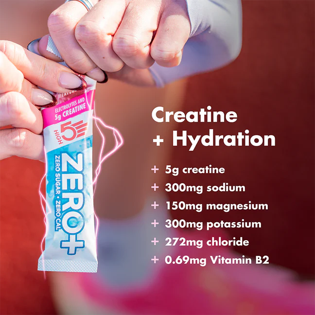 Stick d'hydratation HIGH 5 ZERO+ CREATINE (11.5g)  Fruits Rouge