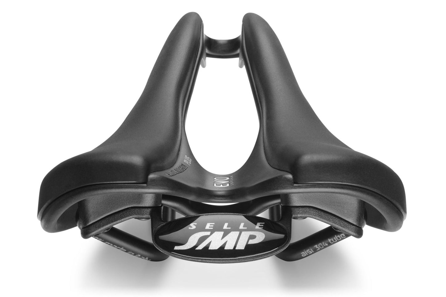 Selle SMP EVO PLUS Rails Inox Noir