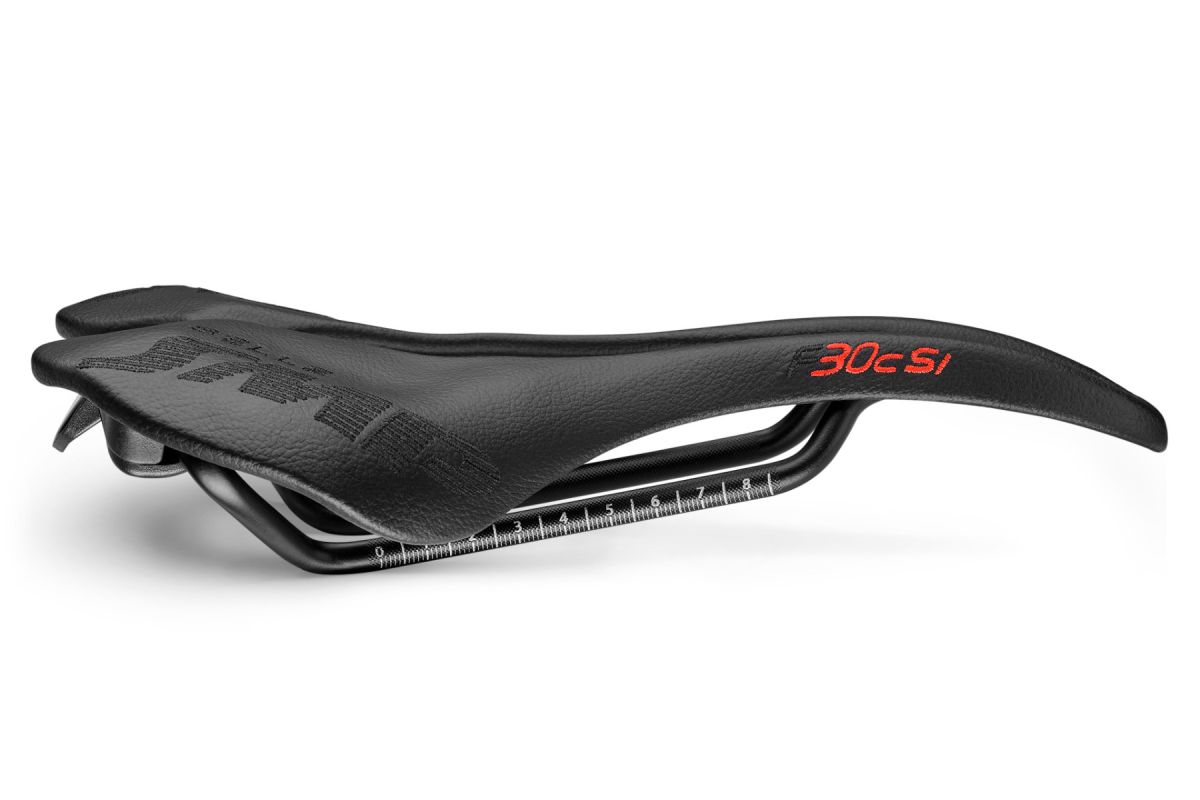 Selle SMP F30C SI Largeur 150mm Rails Inox Noir