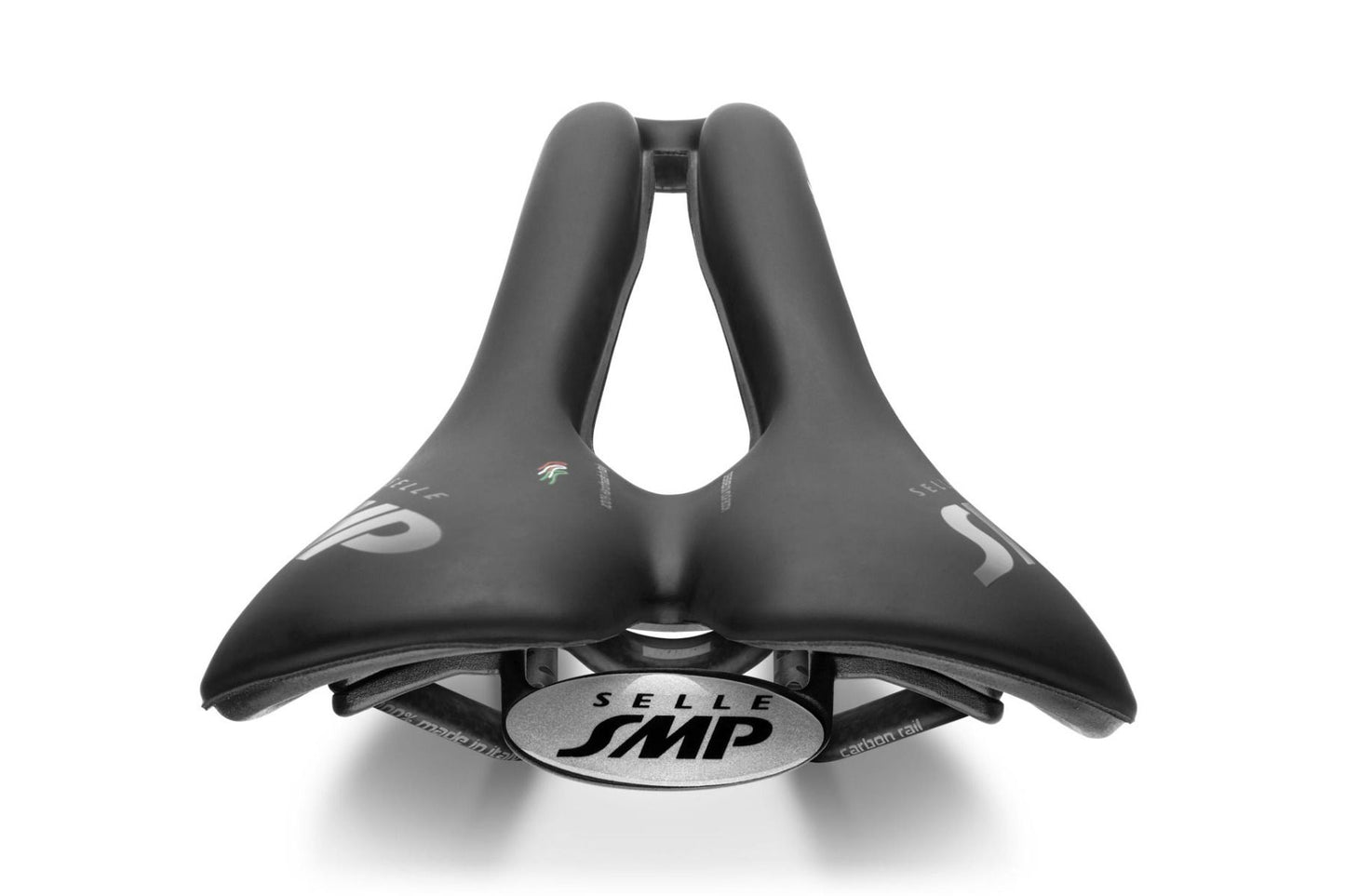 Selle SMP WELL Largeur 144mm Rails Carbone Noir