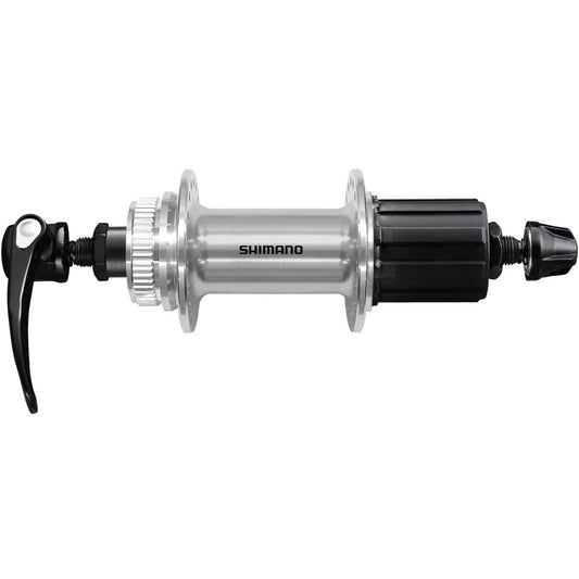 Moyeu Arrière SHIMANO FH-QC400 - Édition Polished Silver