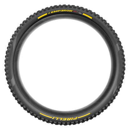 Pneu PIRELLI SCORPION EMPEROR 27.5x2.40 Soft ProWall Tubeless Ready Souple Noir/Jaune Team Edition
